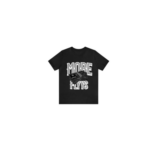 MOREFLYYS, T,SHIRT, BLACK