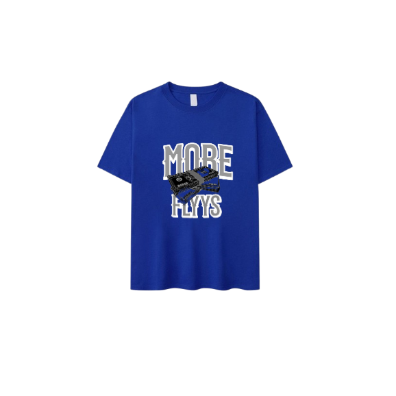 MOREFLYYS T,SHIRT,BLUE