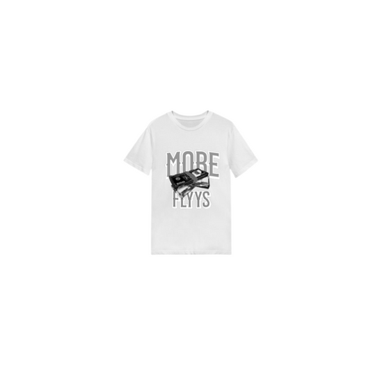 MOREFLYYS, T,SHIRT, WHITE,